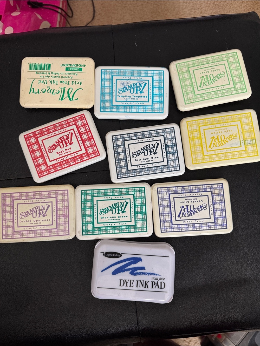 stampin up ink pad lot